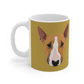 Bull Terrier Mug - Bunty - Mustard