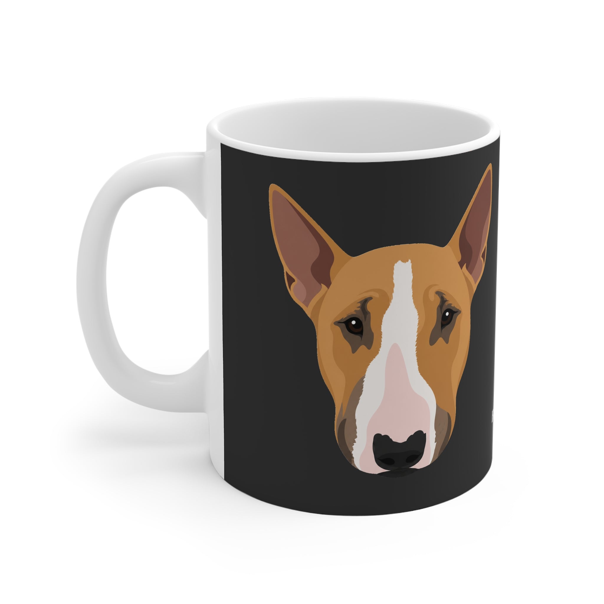 Bull Terrier Mug - Bunty - Charcoal