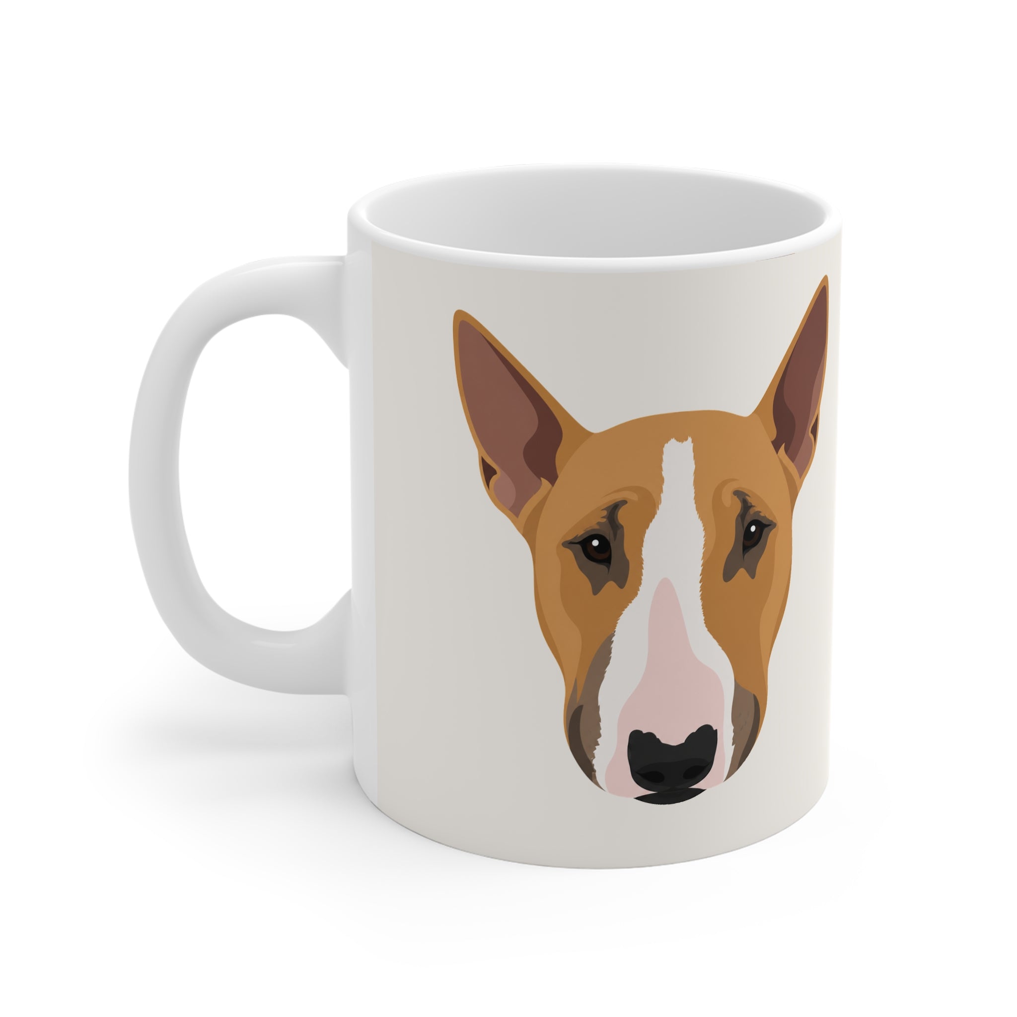 Bull Terrier Mug - Bunty - Warm White