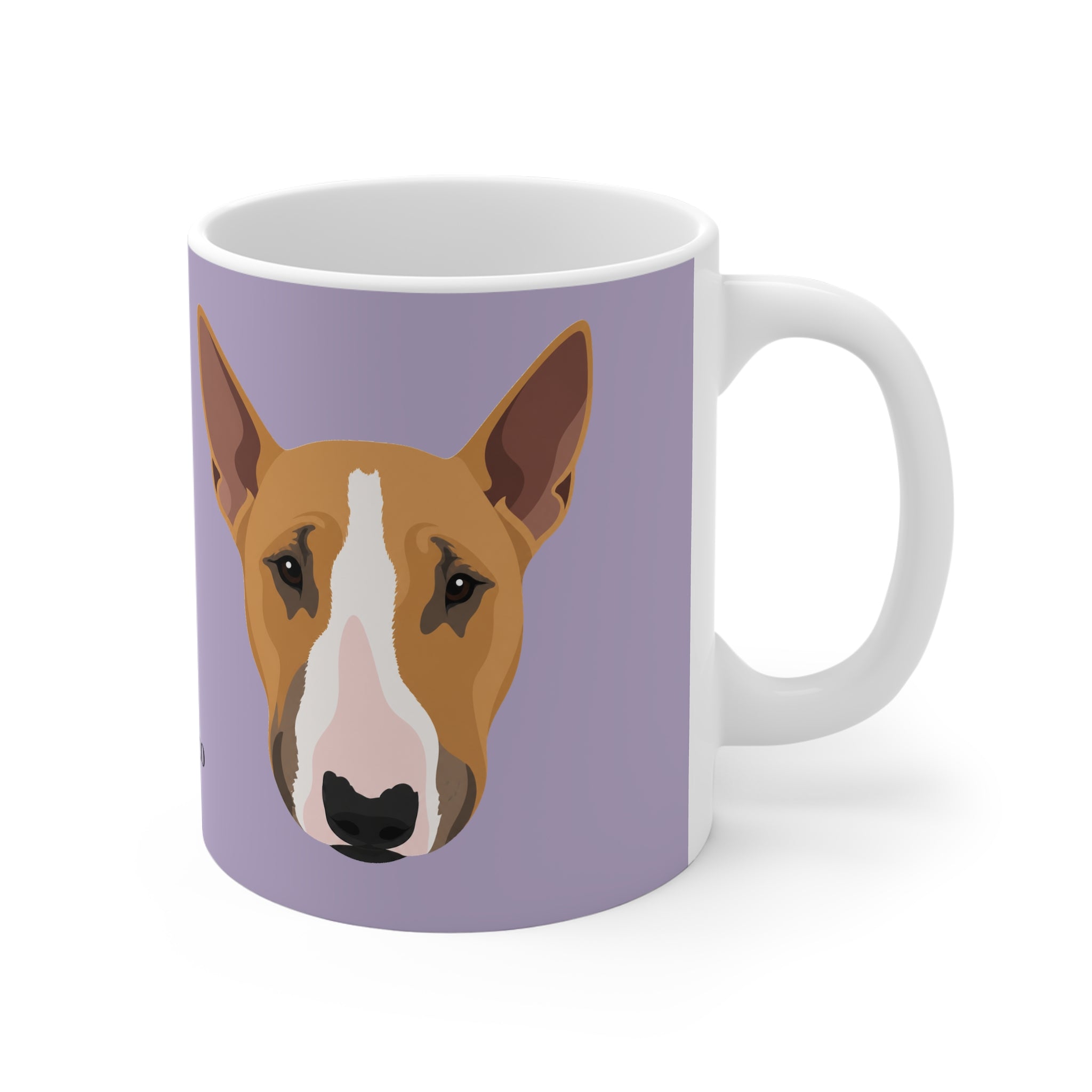 Bull Terrier Mug - Bunty - Lavender