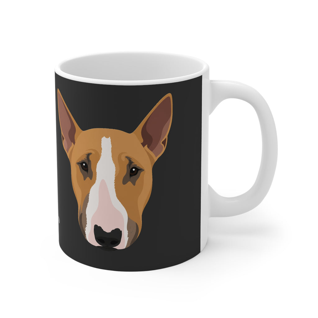 Bull Terrier Mug - Bunty - Charcoal